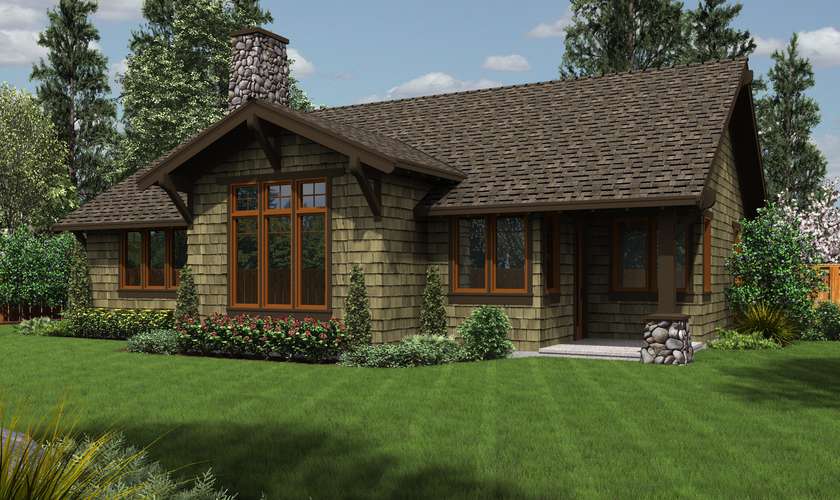 Mascord House Plan 1169A: The Pasadena