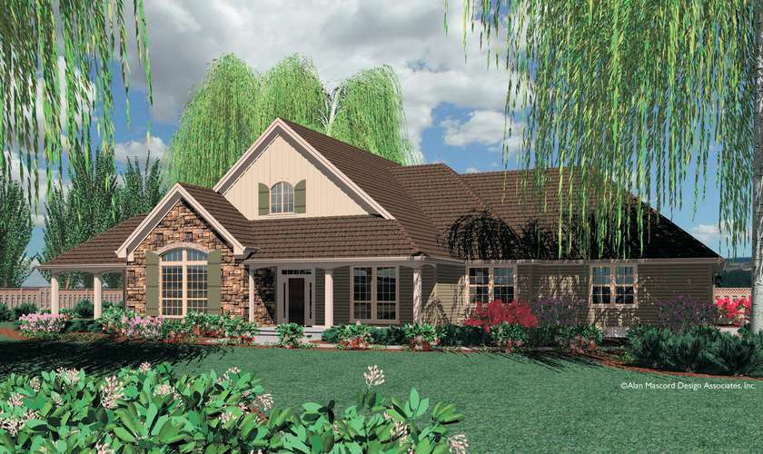 Mascord House Plan 1232: The Garrett