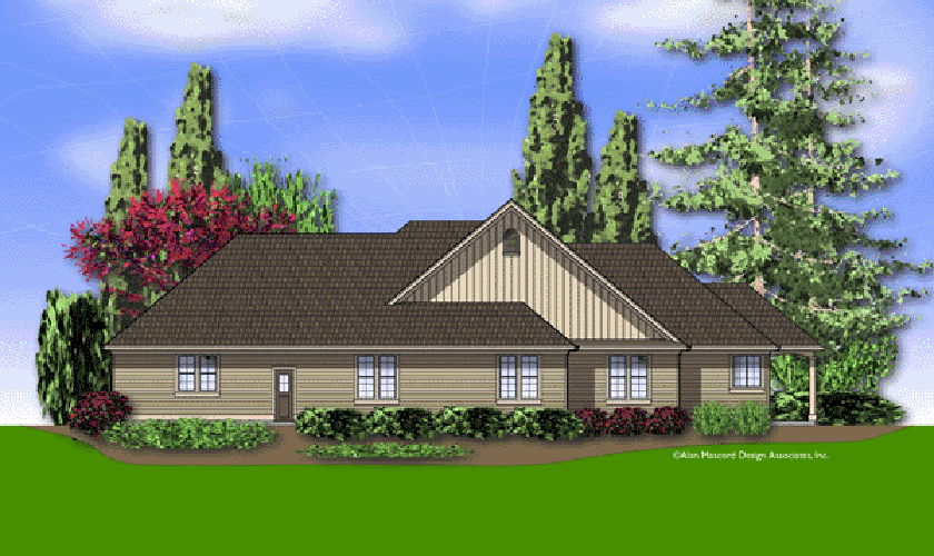 Mascord House Plan 1232: The Garrett