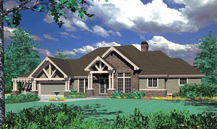Mascord House Plan 1406: The Holdsworth