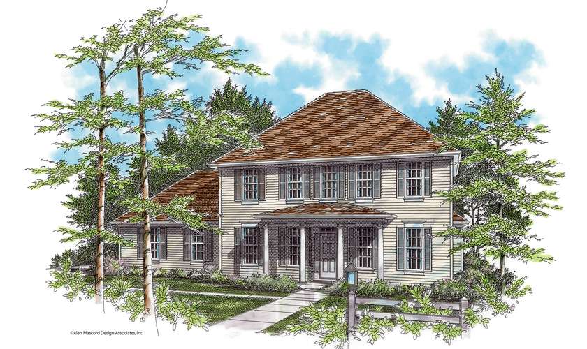 Mascord House Plan 2166: The Wallace