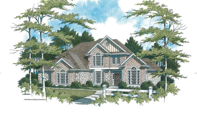 Mascord House Plan 22118: The Dunewood