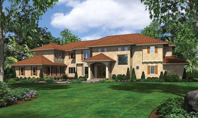 Mascord House Plan 2454B: The Valencia